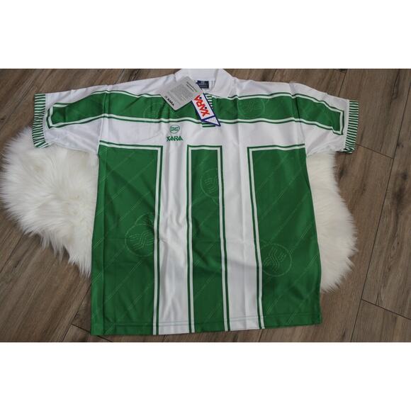 NWT Vintage Xara Collared Polyester Football Soccer Shirt Jersey Men's XL - Picture 1 of 10